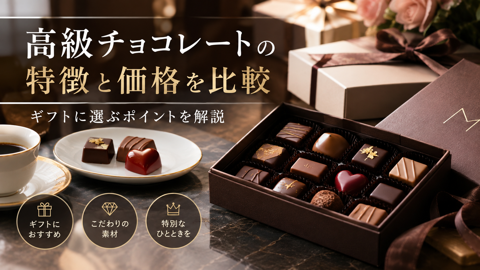 ラ・メゾン・デュ・ショコラの特徴と価格を比較|ギフトに選ぶポイントを解説